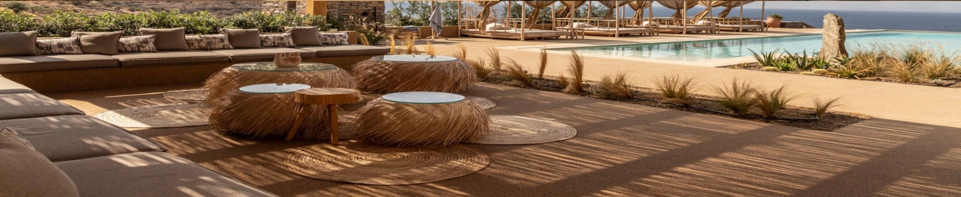 Terrasse panoramique villa Naos Kéa