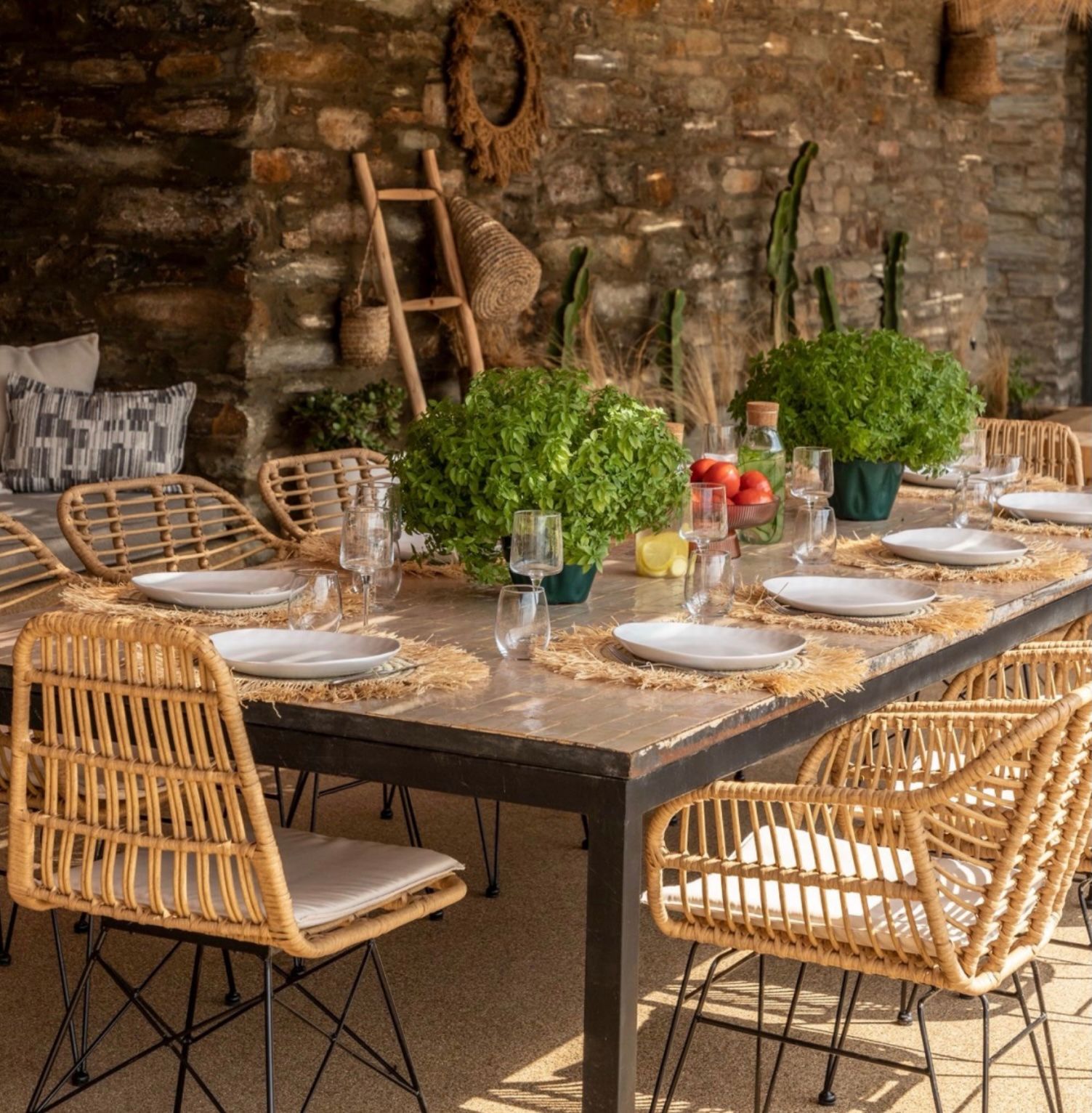 Table chef privé villa Naos