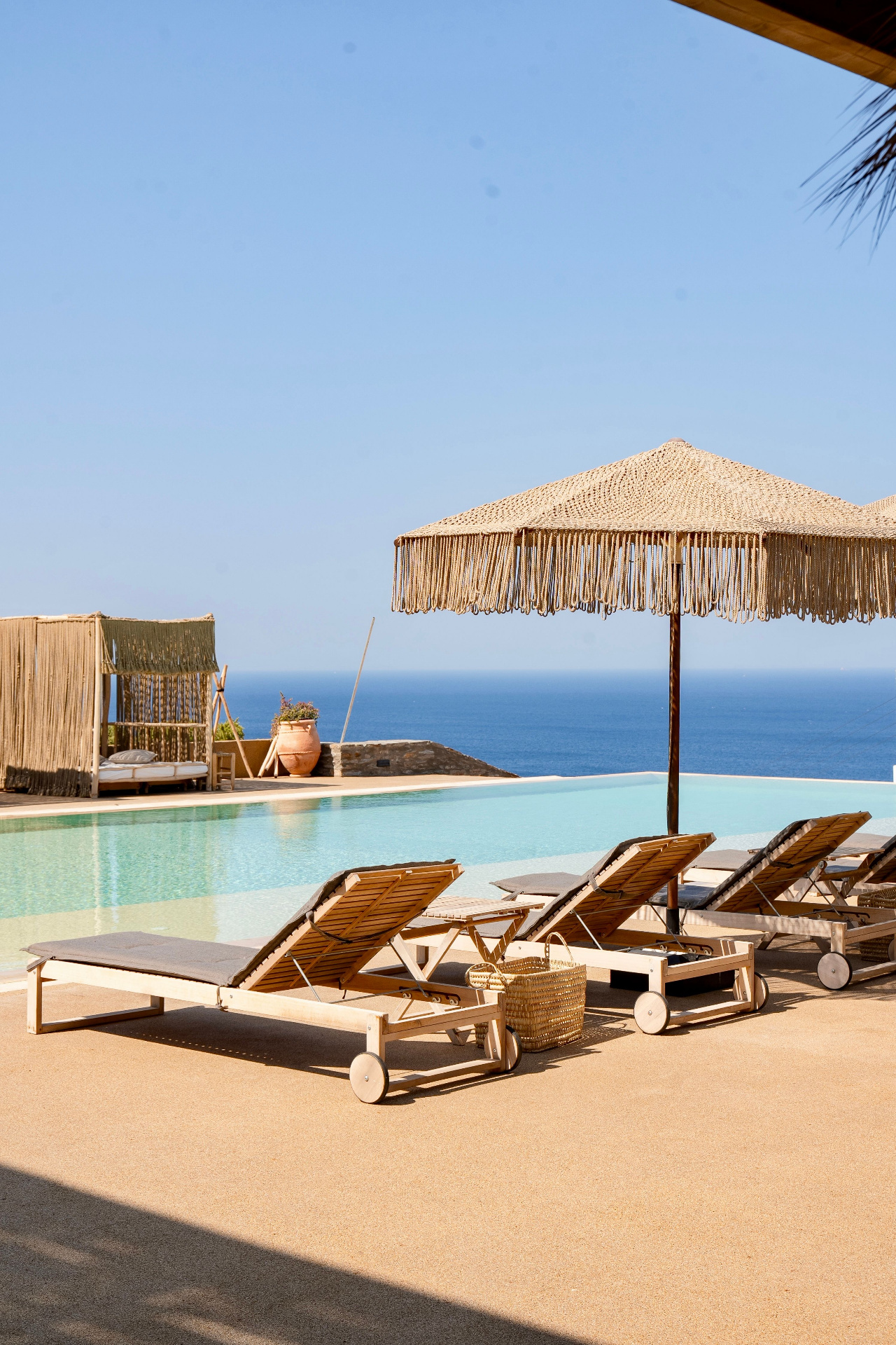 Piscine villa Naos, Kéa